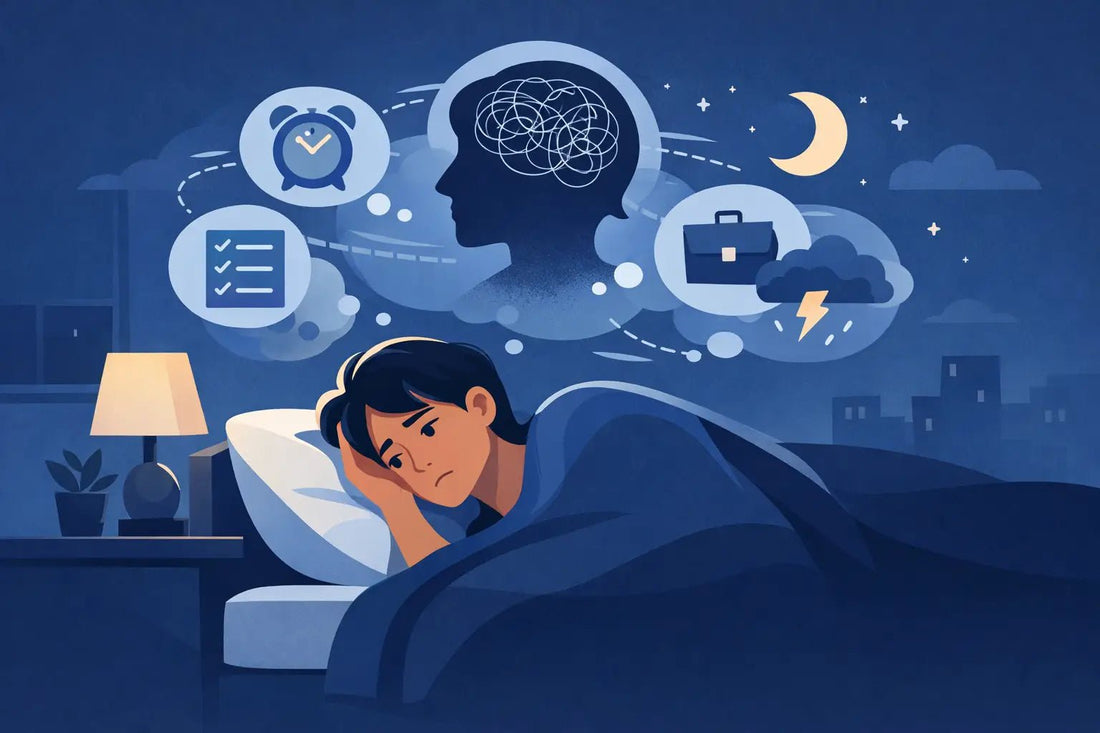 How to Stop Racing Thoughts at Night - SLEEPALPHA™