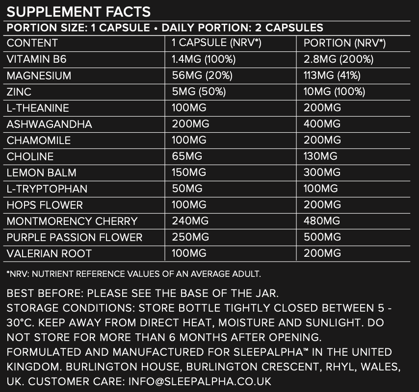 Deep Sleep + Full Restoration Natural Sleep Relief